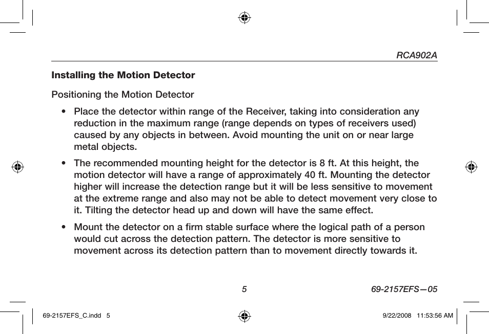 Honeywell RCA902N User Manual | Page 7 / 80