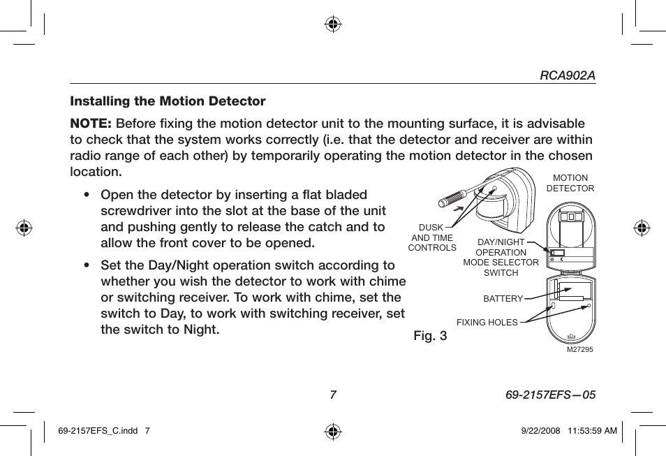 Fig. 3 | Honeywell RCA902N User Manual | Page 9 / 80