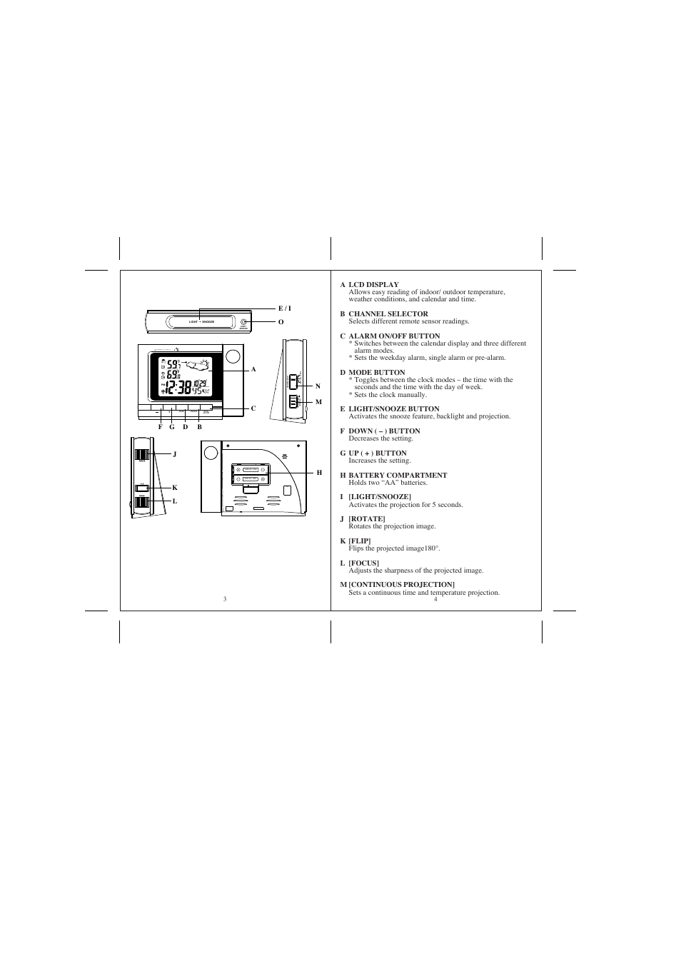 Honeywell PCR325W User Manual | Page 3 / 11