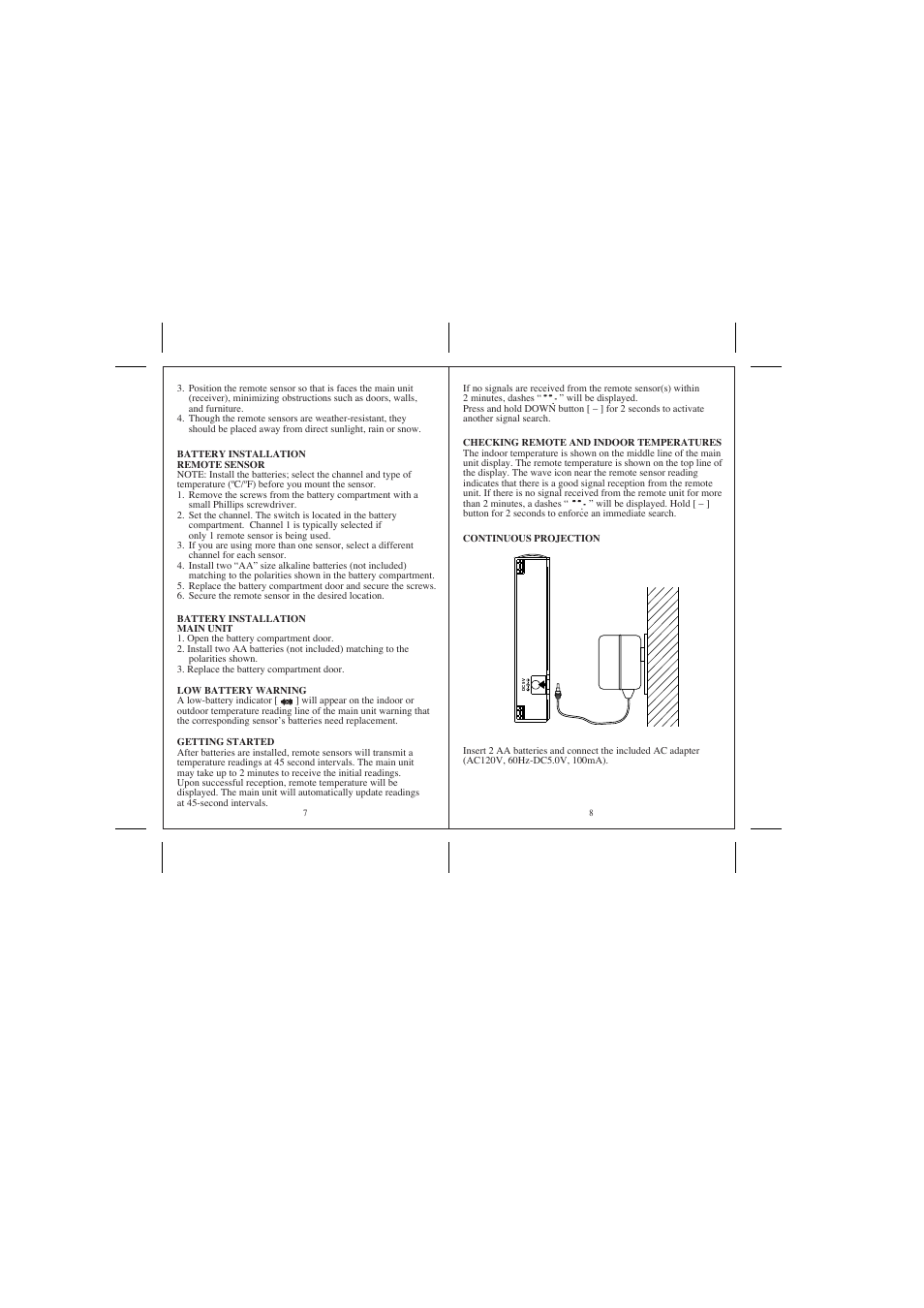 Honeywell PCR325W User Manual | Page 5 / 11