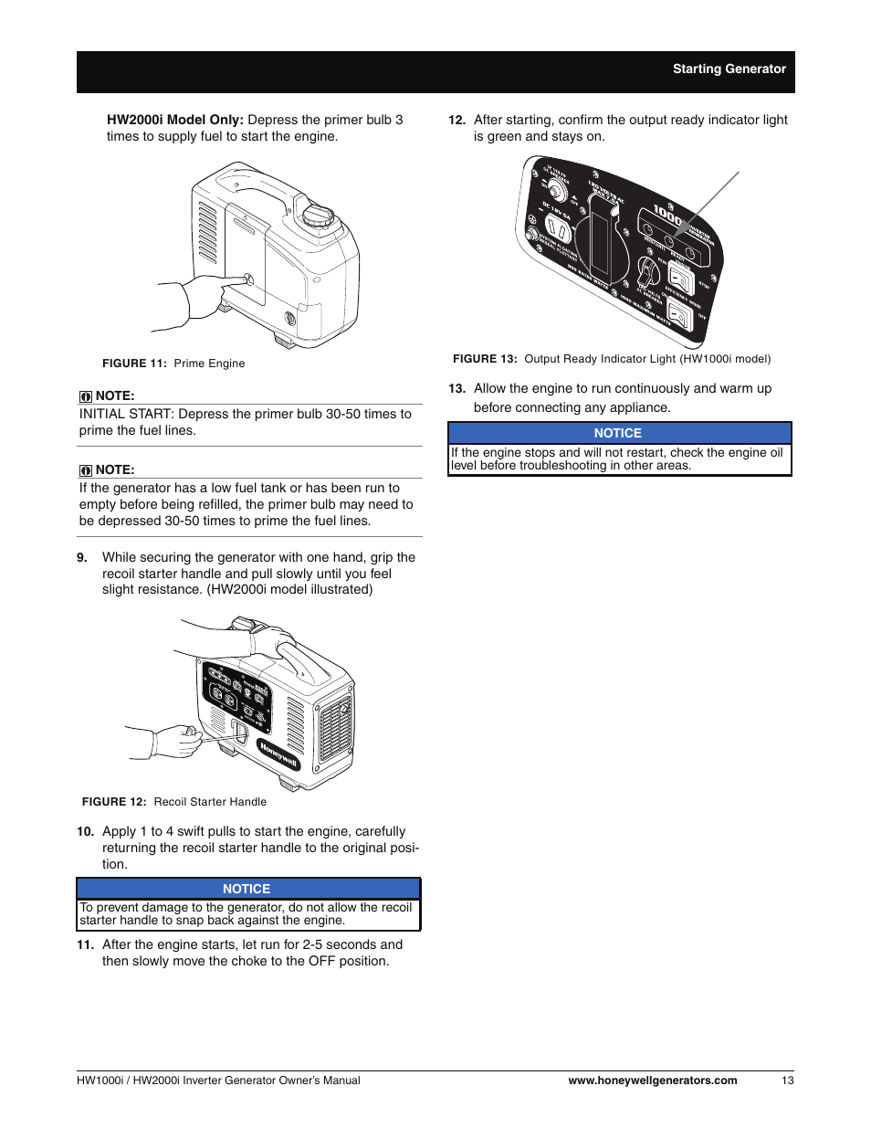 Honeywell HW2000i User Manual | Page 19 / 46