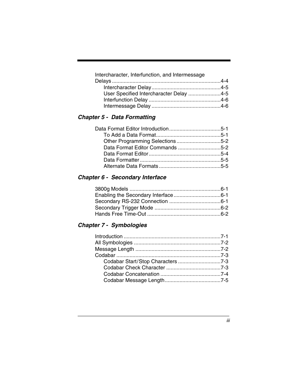 Honeywell 3800gPDF User Manual | Page 5 / 156