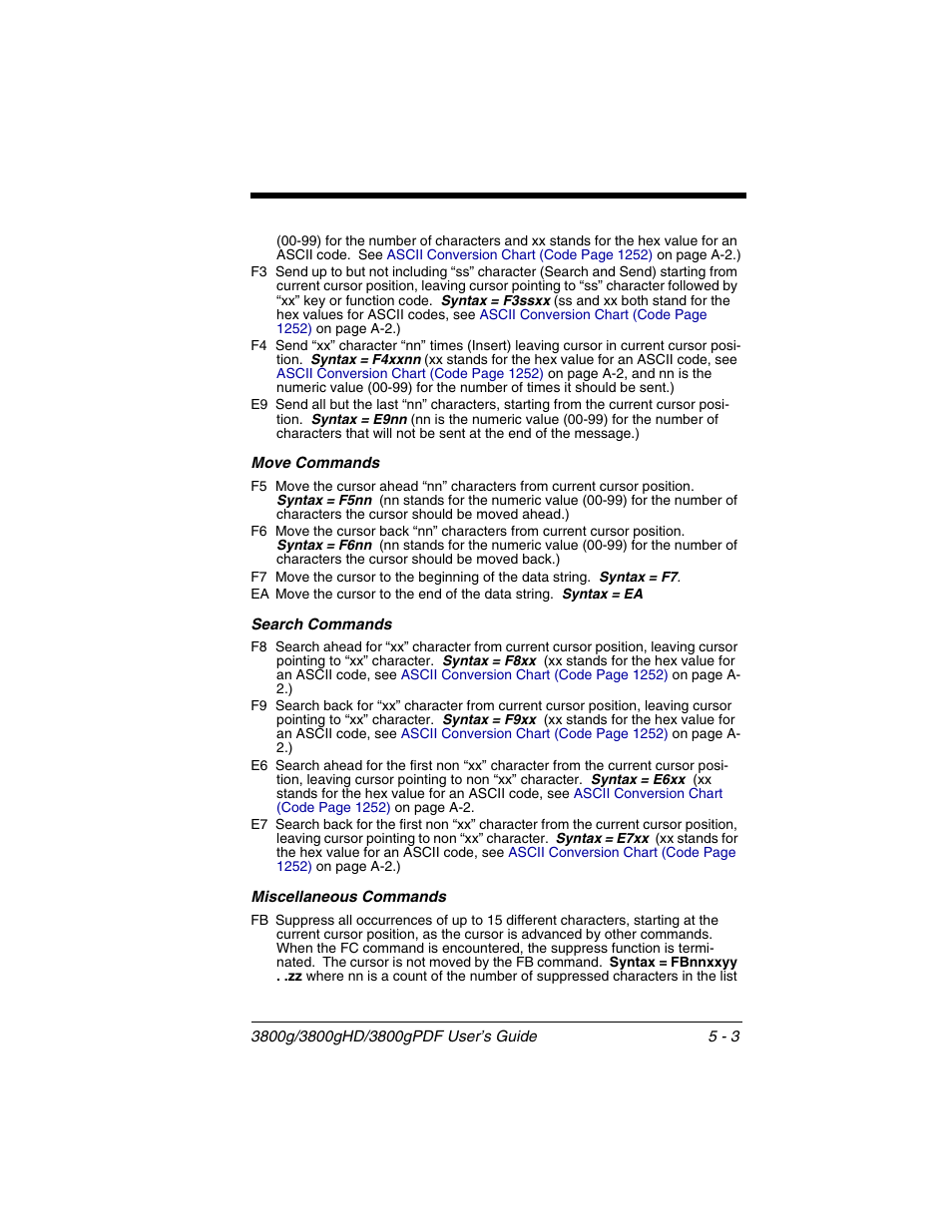 Honeywell 3800gPDF User Manual | Page 59 / 156