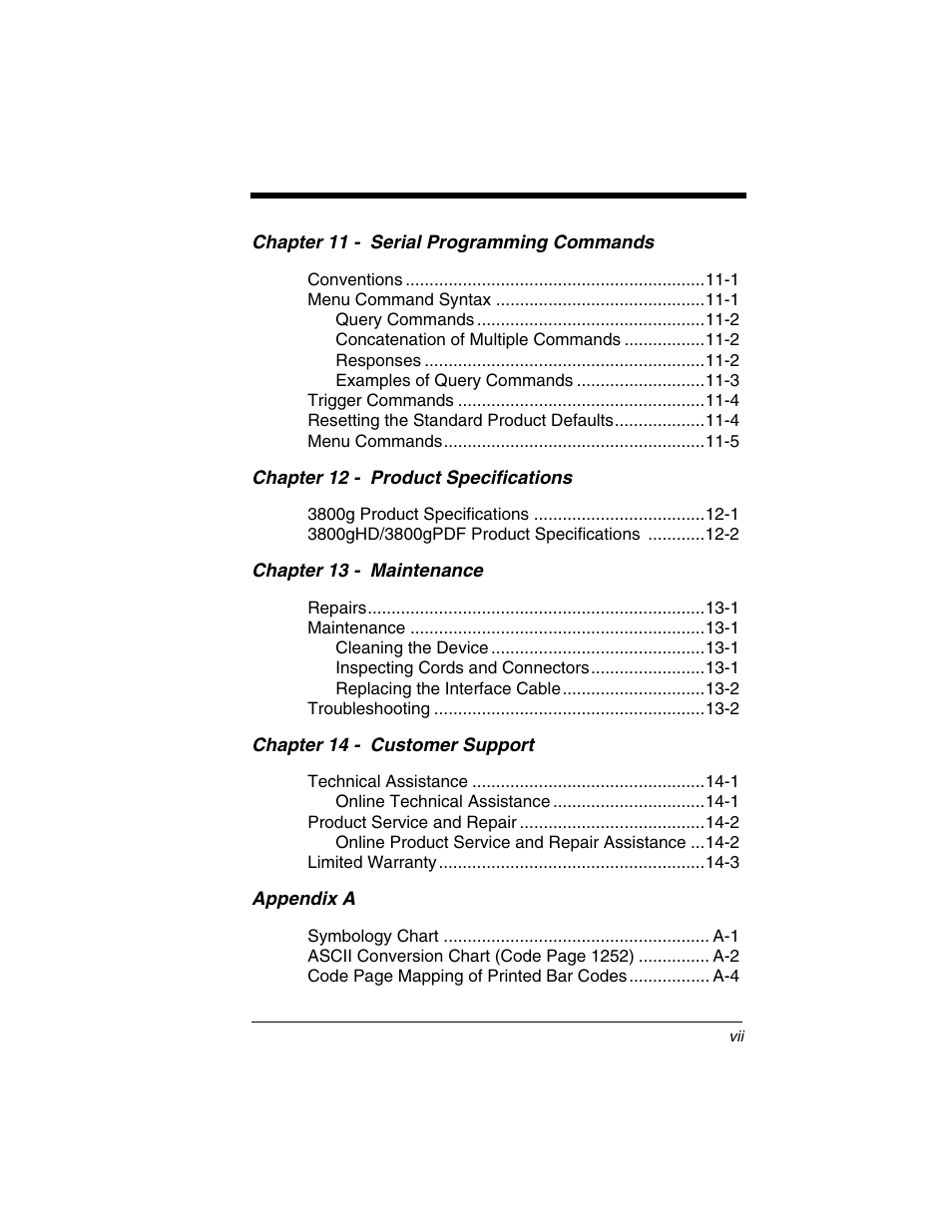 Honeywell 3800gPDF User Manual | Page 9 / 156
