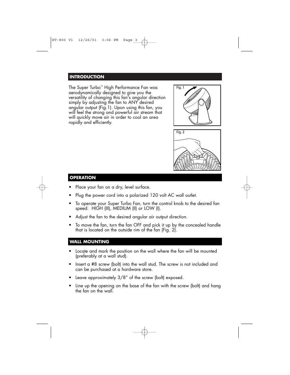 Honeywell HT-800C User Manual | Page 3 / 16
