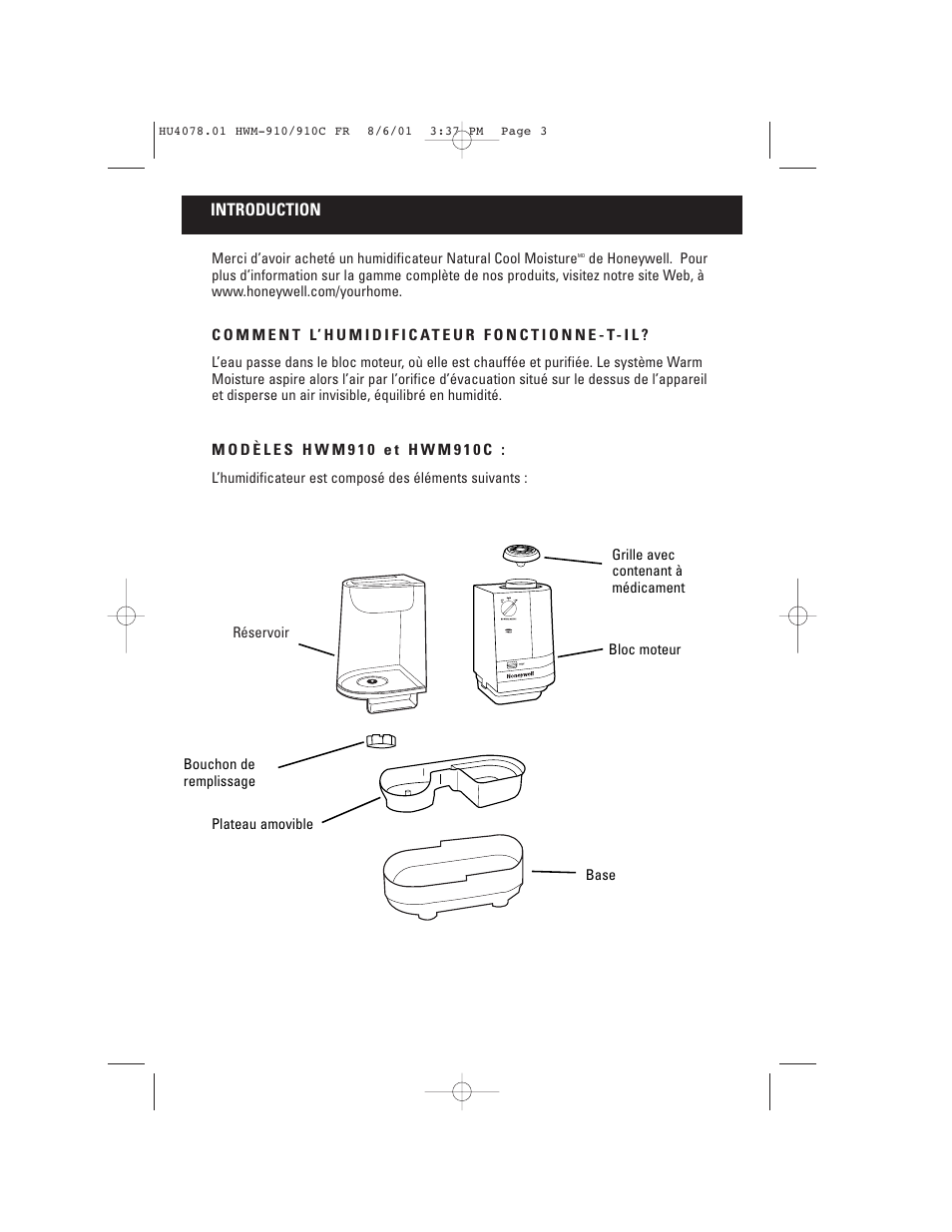 Honeywell HWM-910 Series User Manual | Page 16 / 36