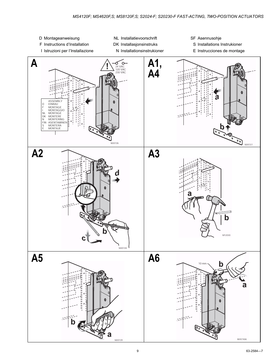Honeywell S20230-F User Manual | Page 9 / 12