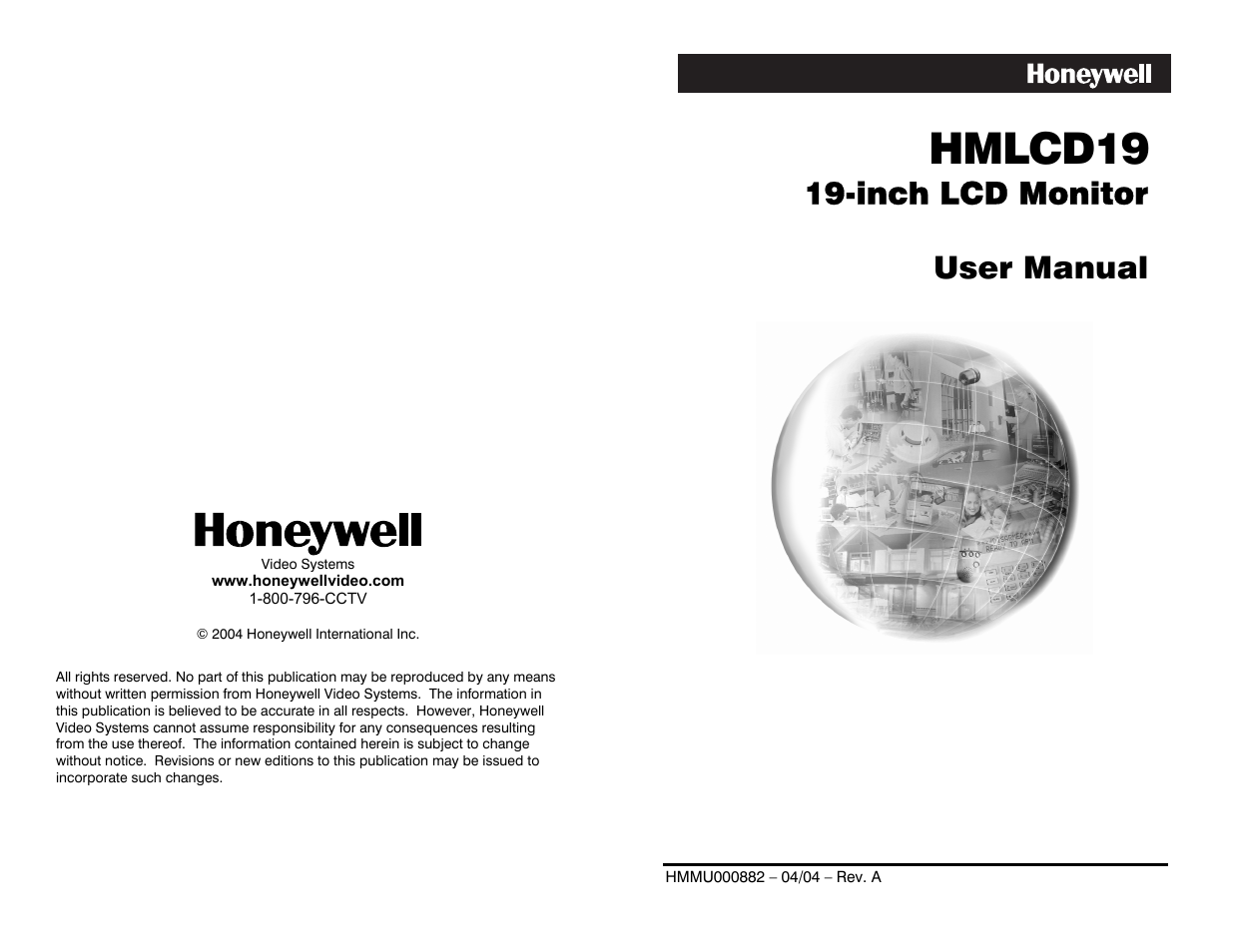 Honeywell HMLCD19 User Manual | 16 pages