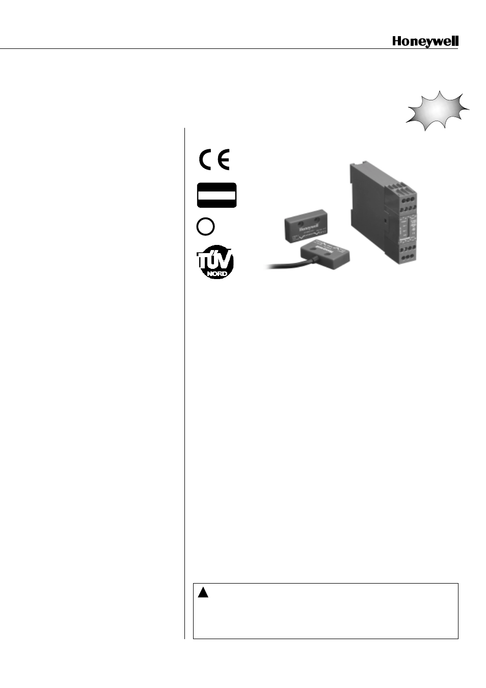 Honeywell FF-SNC User Manual | 6 pages