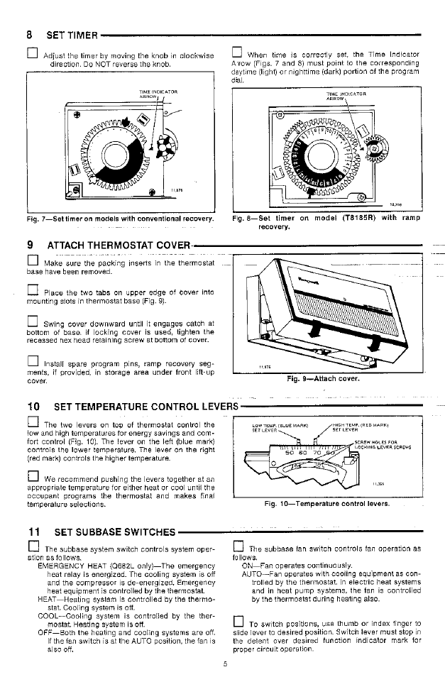 Honeywell Y8185 User Manual | Page 5 / 8