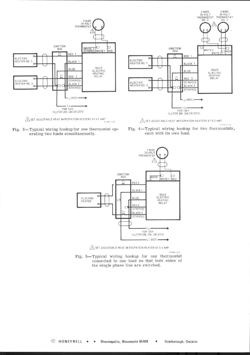 Honeywell R841E User Manual | Page 2 / 2