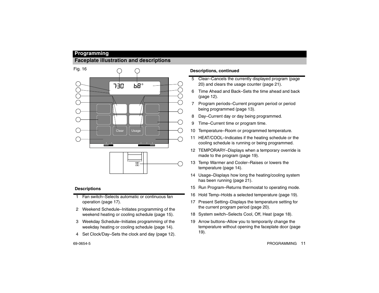 Honeywell MAGICSTAT CT3300 User Manual | Page 11 / 24