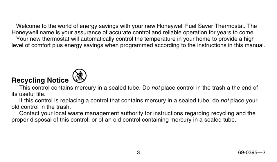 Honeywell CT1801 User Manual | Page 3 / 28