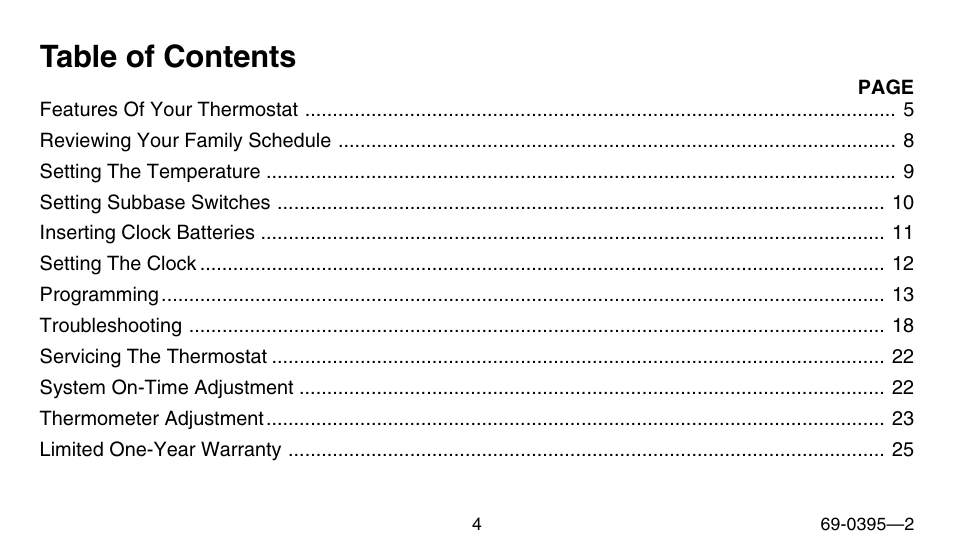 Honeywell CT1801 User Manual | Page 4 / 28