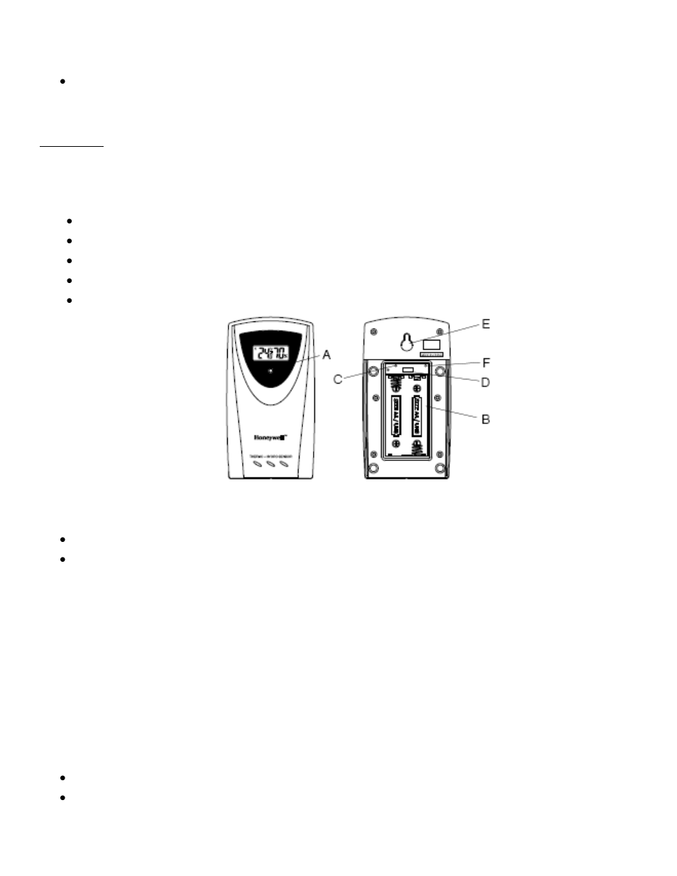 Thermo-hygrometer sensors ts33c | Honeywell TE831W-2 User Manual | Page 5 / 34