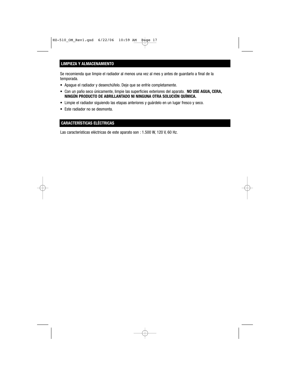 Honeywell HZ-510 User Manual | Page 17 / 20