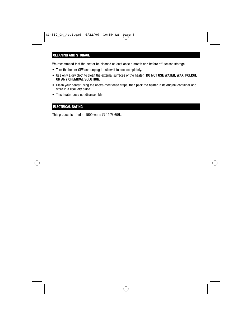 Honeywell HZ-510 User Manual | Page 5 / 20