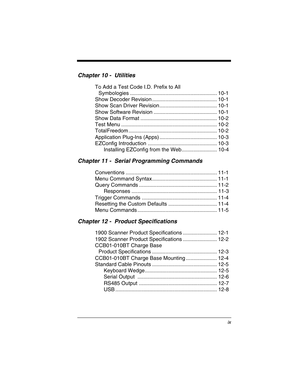 Honeywell XENON 1902 User Manual | Page 23 / 312