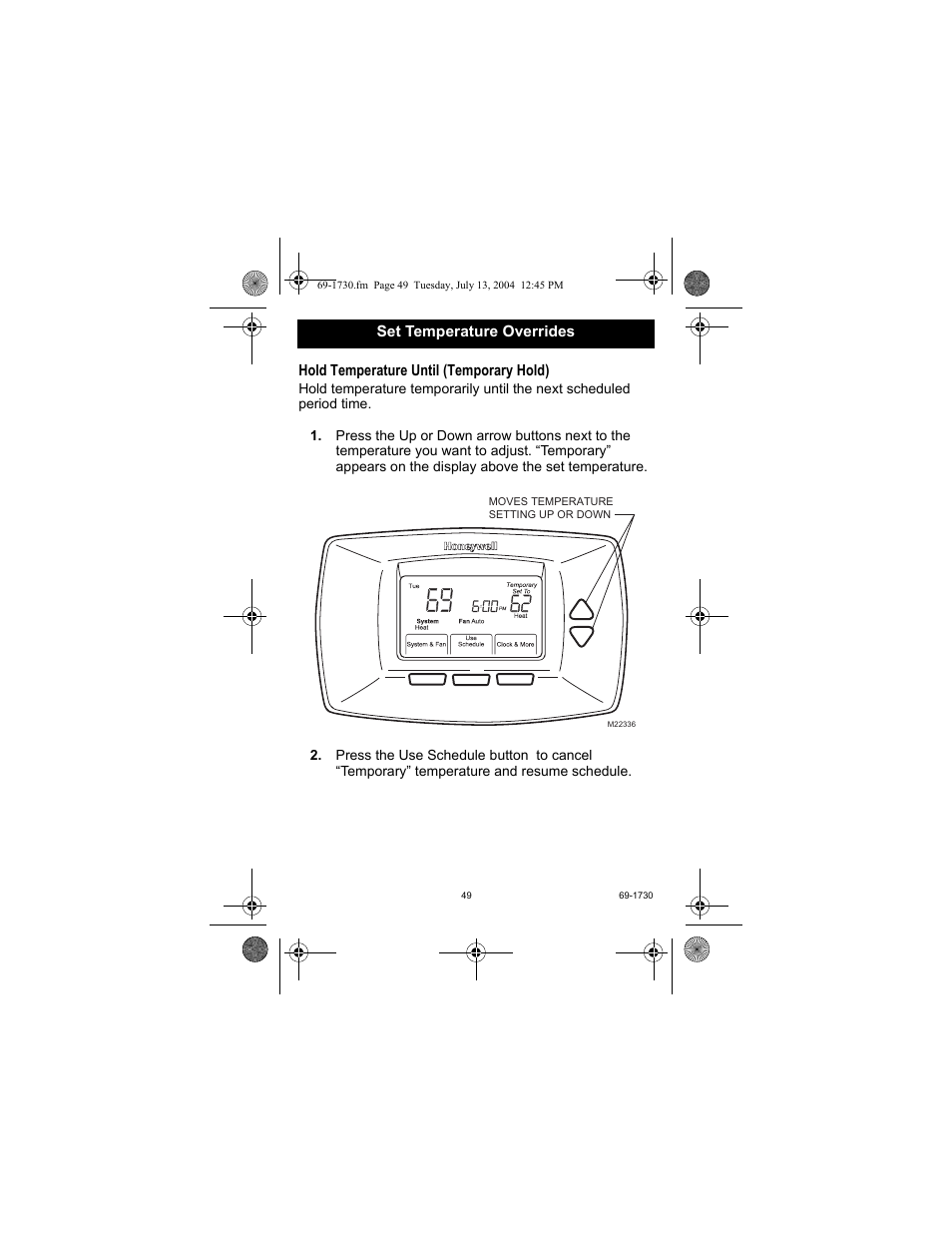 Honeywell RTH7500D User Manual | Page 49 / 64