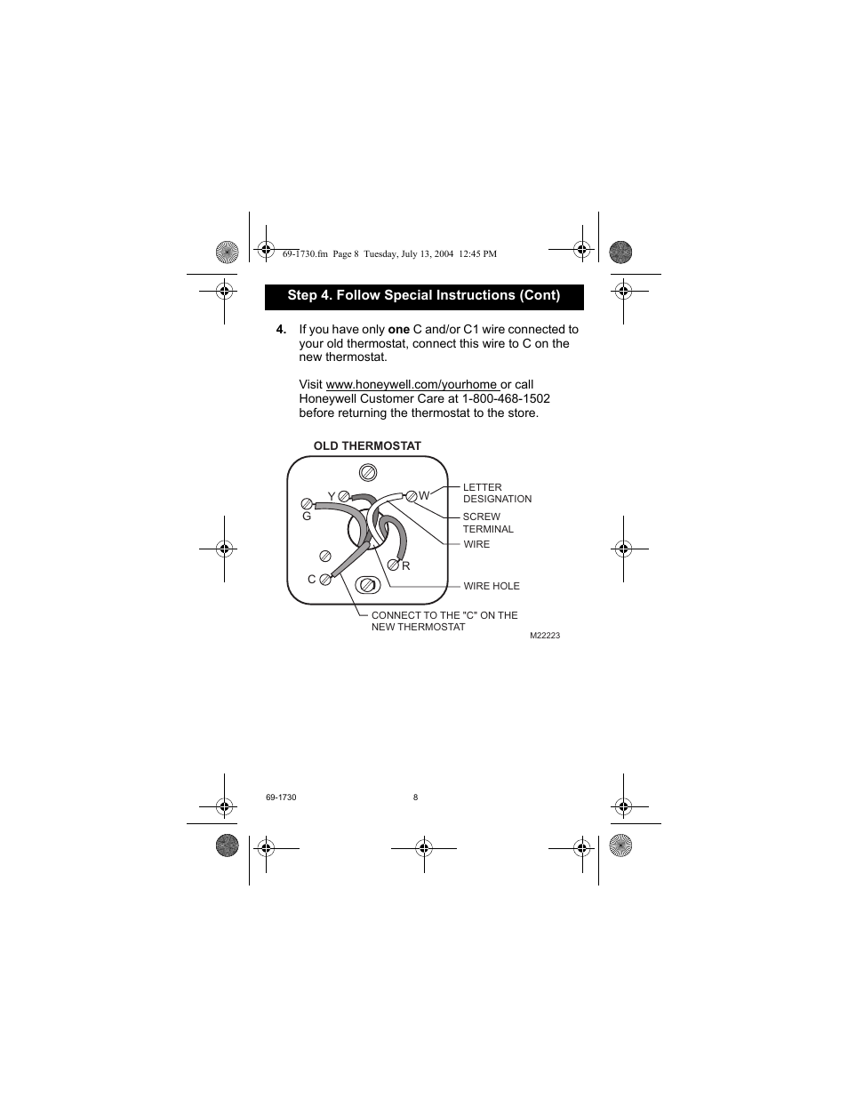 Honeywell RTH7500D User Manual | Page 8 / 64