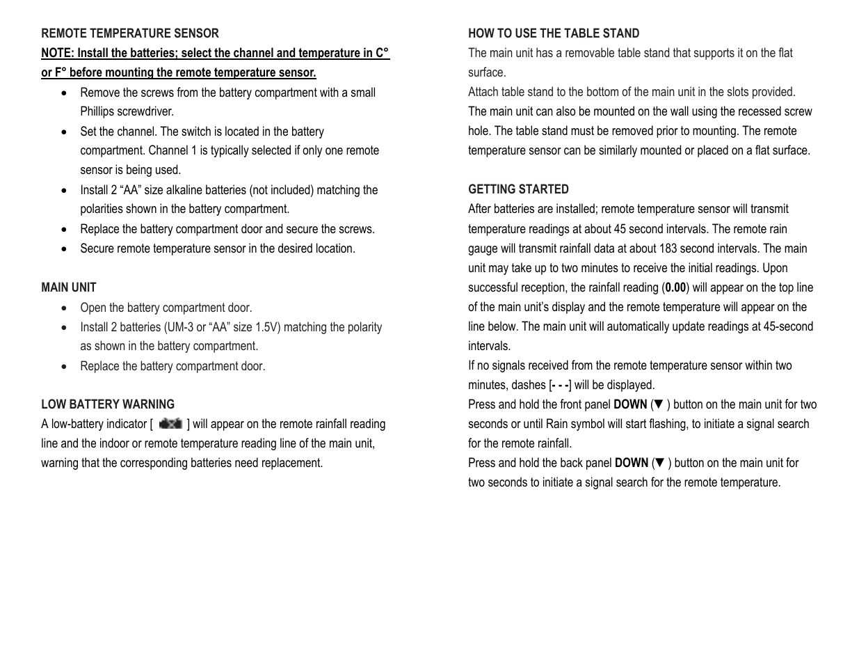 Honeywell TC150 User Manual | Page 8 / 15
