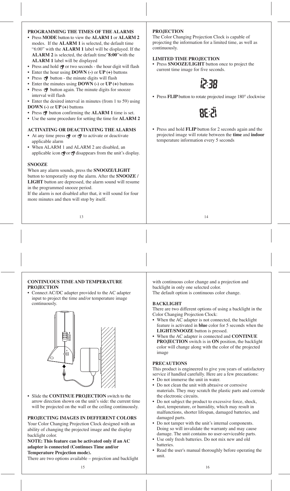 Honeywell PCR19W User Manual | Page 4 / 5