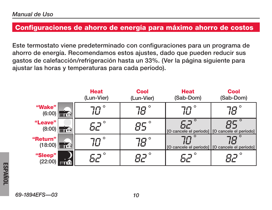 Honeywell VisionPRO  TH8000 Series User Manual | Page 76 / 96