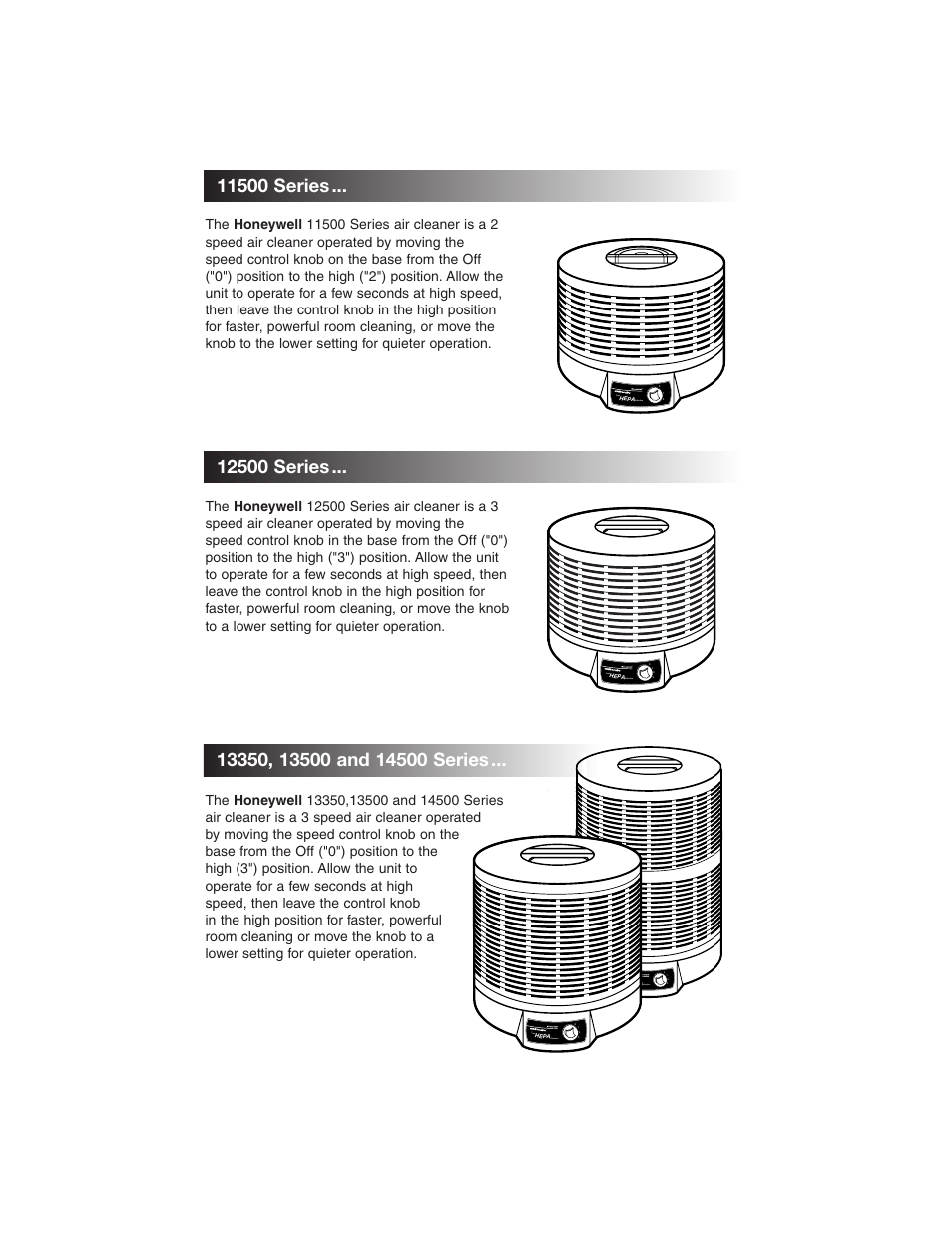 Filtration true | Honeywell 13350 User Manual | Page 4 / 8