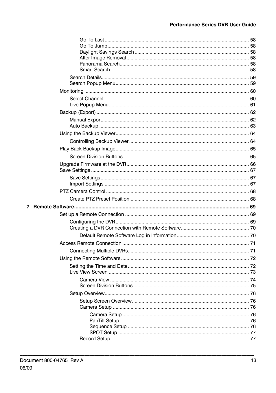 Honeywell HRDPX User Manual | Page 13 / 104