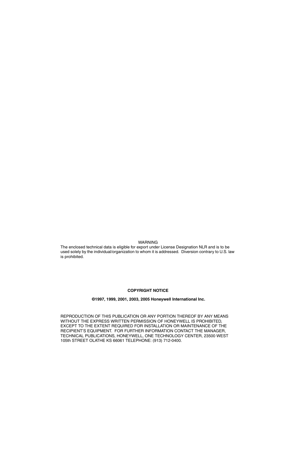 Honeywell KA 54 User Manual | Page 2 / 77