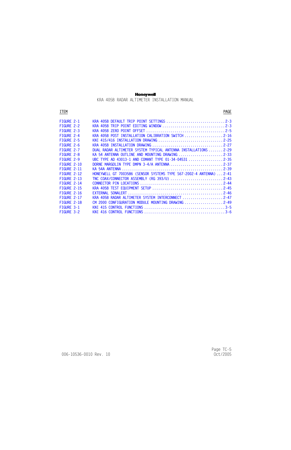 Honeywell KA 54 User Manual | Page 9 / 77