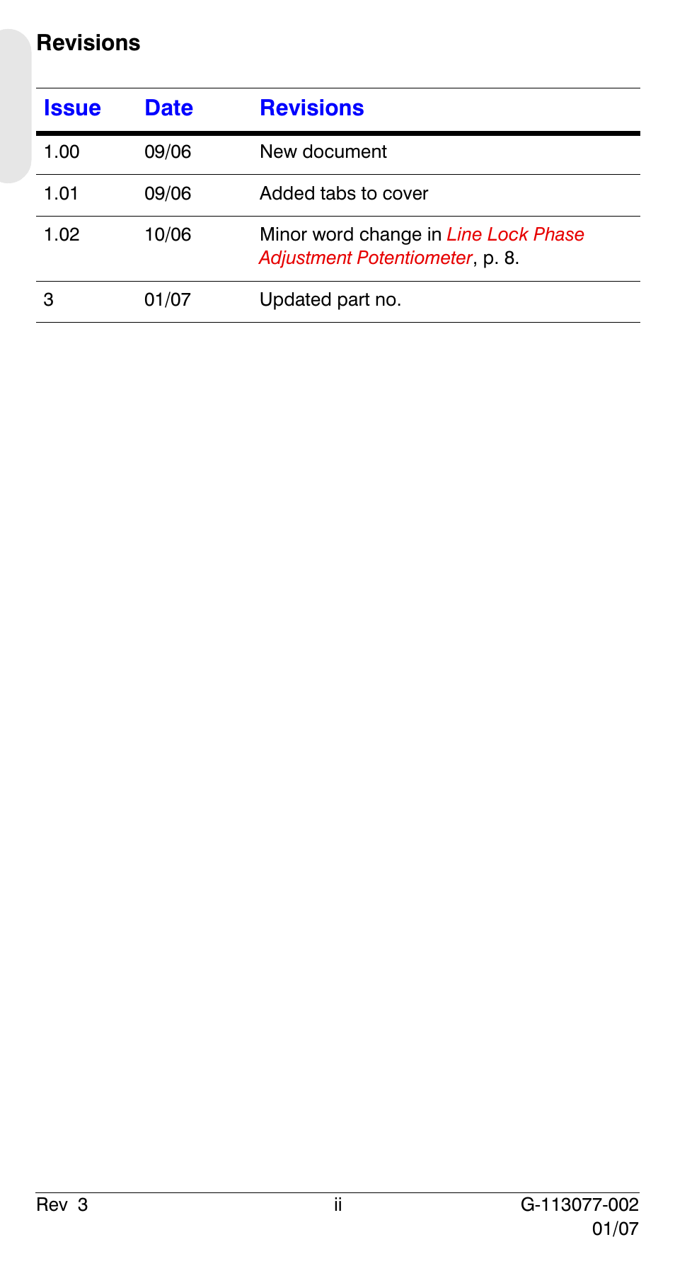 Revisions issue date revisions | Honeywell HCC334L User Manual | Page 2 / 120