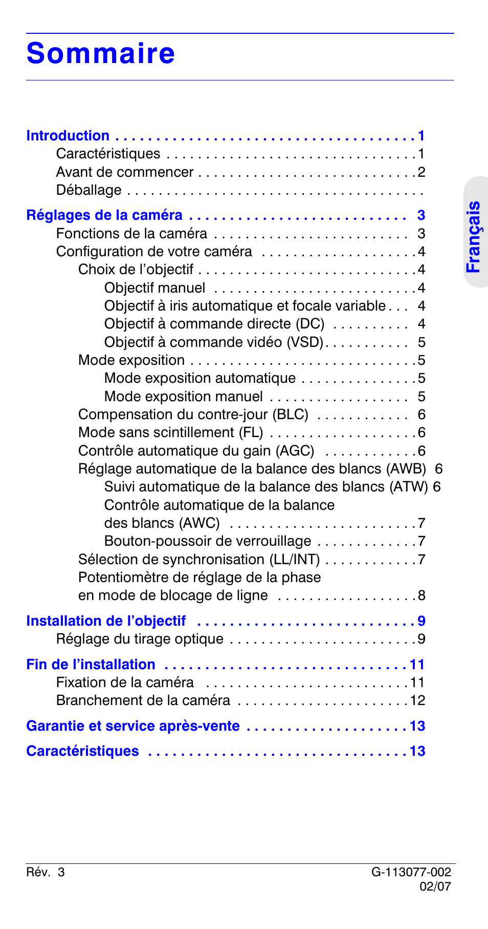 Sommaire | Honeywell HCC334L User Manual | Page 25 / 120