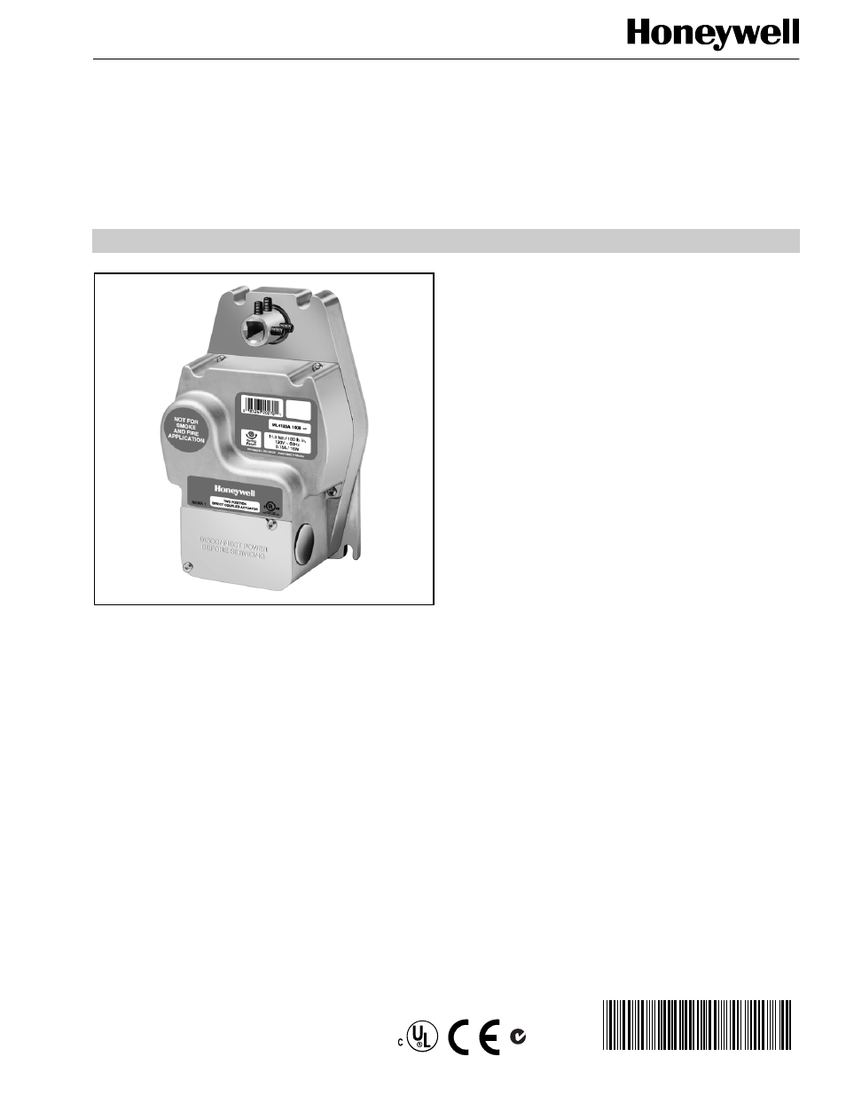 Honeywell ML4135 User Manual | 8 pages