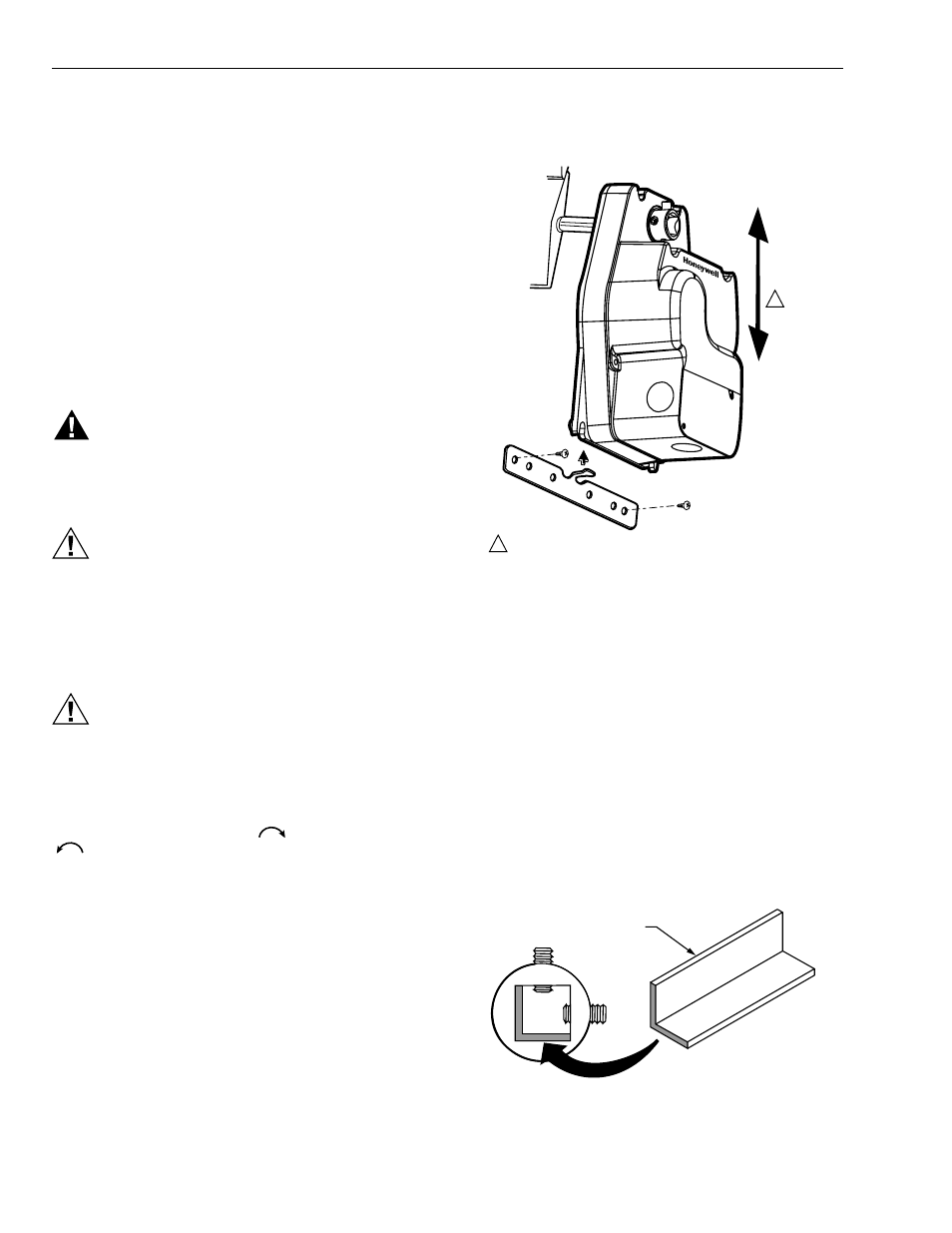 Installation, When installing this product, Location and mounting | Preparation, Warning, Caution | Honeywell ML4135 User Manual | Page 4 / 8
