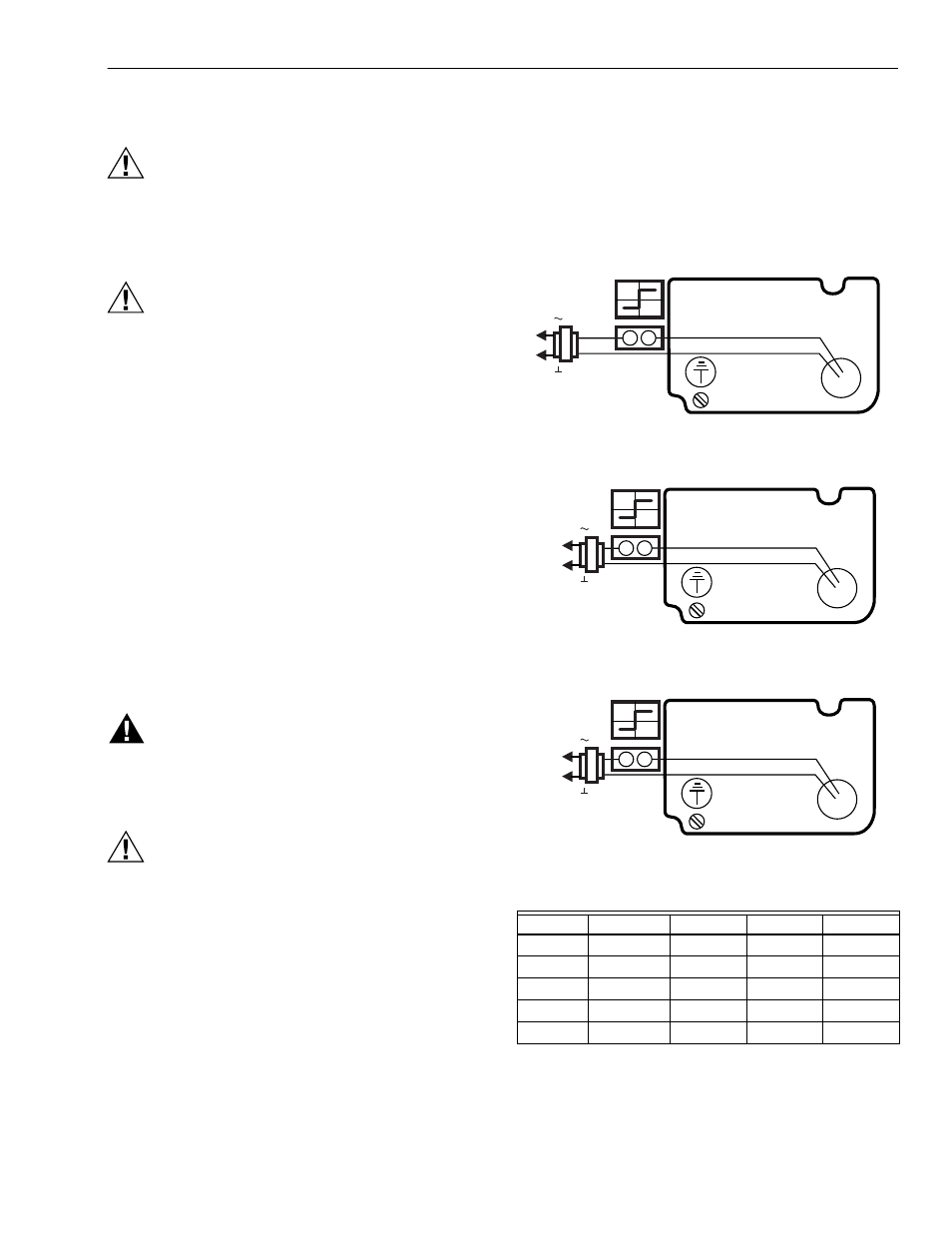 Installation, Wiring, Caution | Warning | Honeywell ML4135 User Manual | Page 5 / 8