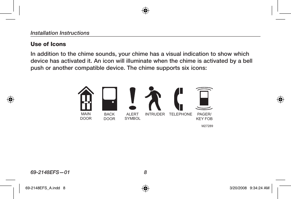 Installation instructions | Honeywell RCWL330A User Manual | Page 10 / 60