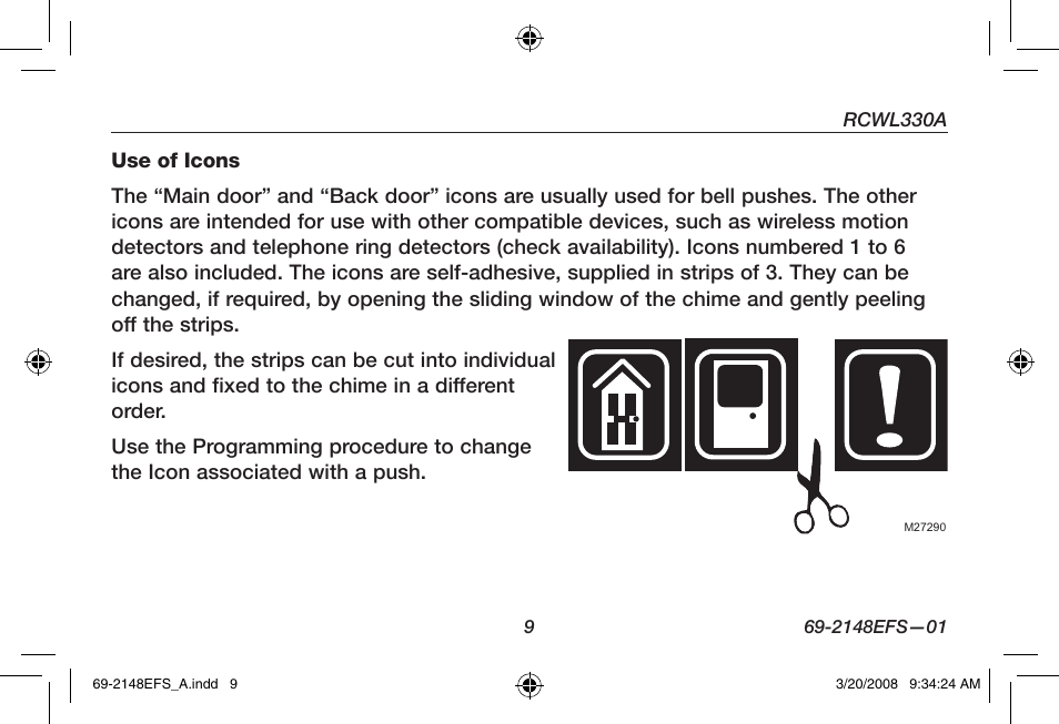 Honeywell RCWL330A User Manual | Page 11 / 60