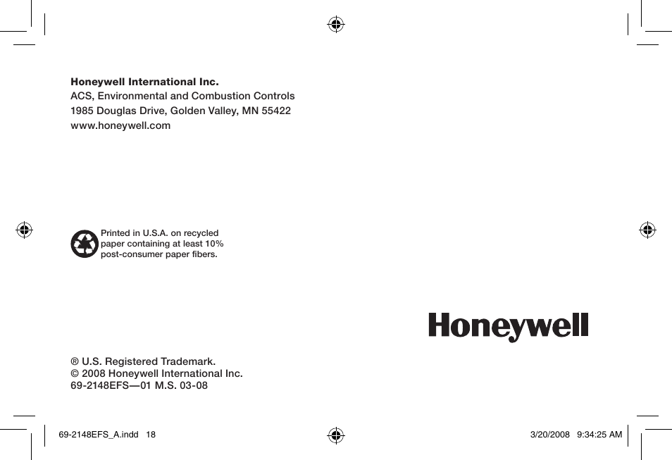 Honeywell RCWL330A User Manual | Page 20 / 60