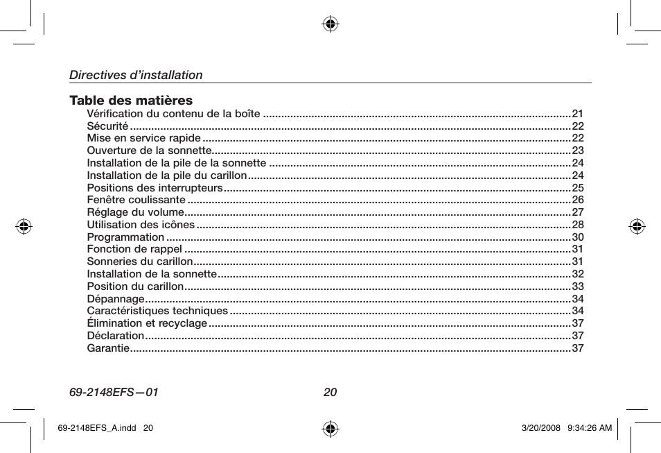 Honeywell RCWL330A User Manual | Page 22 / 60