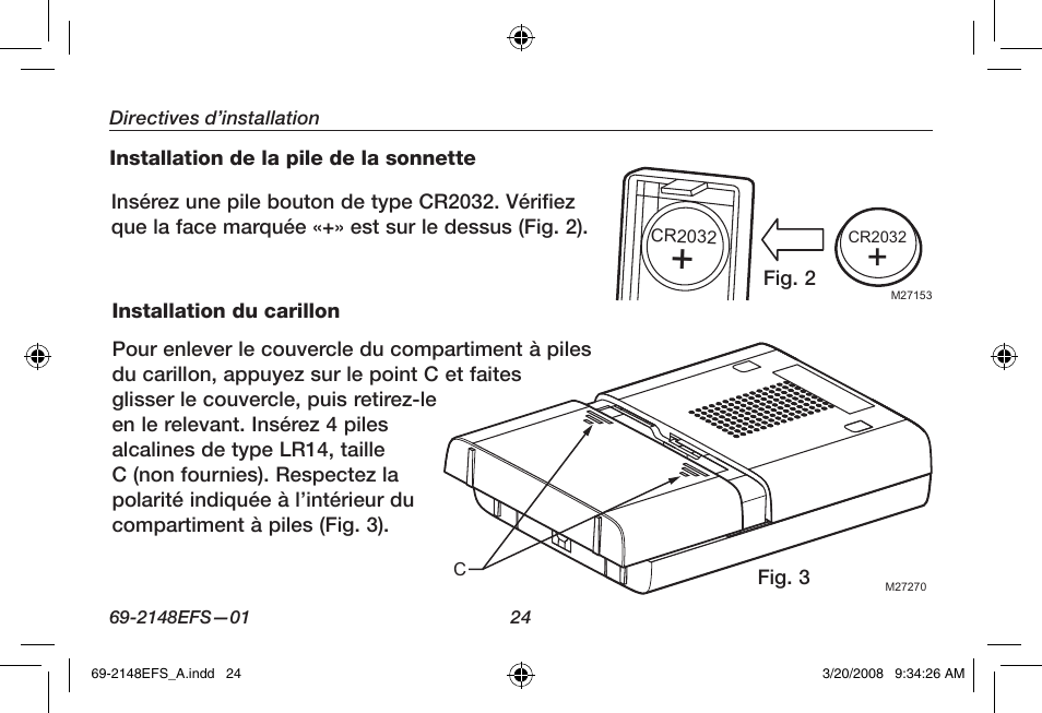 Honeywell RCWL330A User Manual | Page 26 / 60