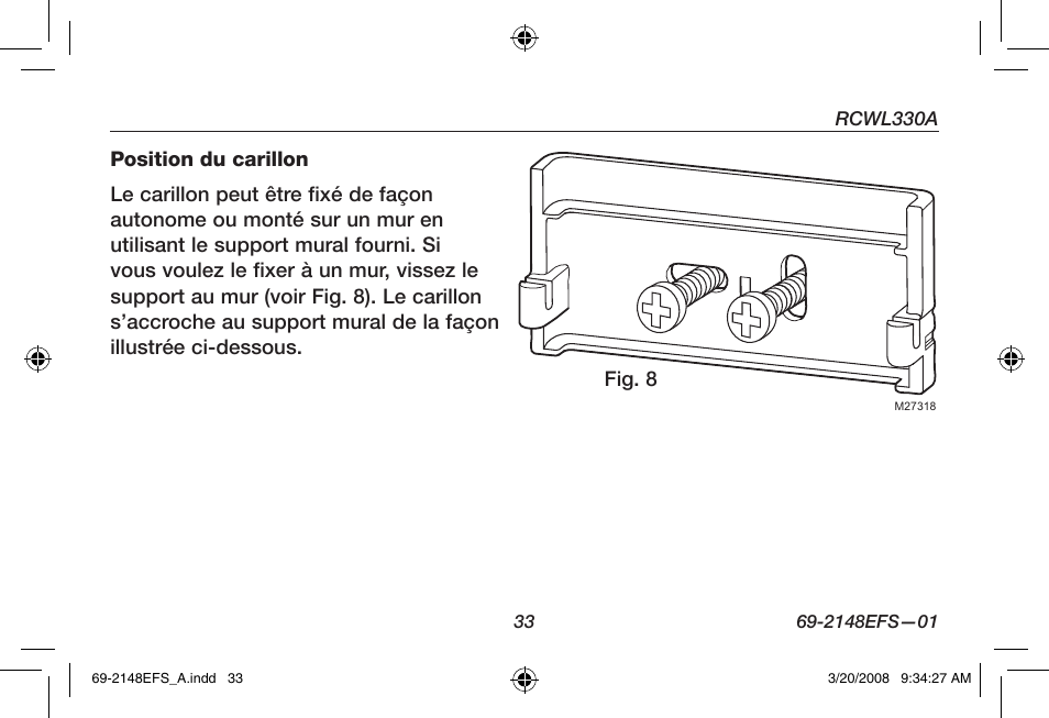 Honeywell RCWL330A User Manual | Page 35 / 60