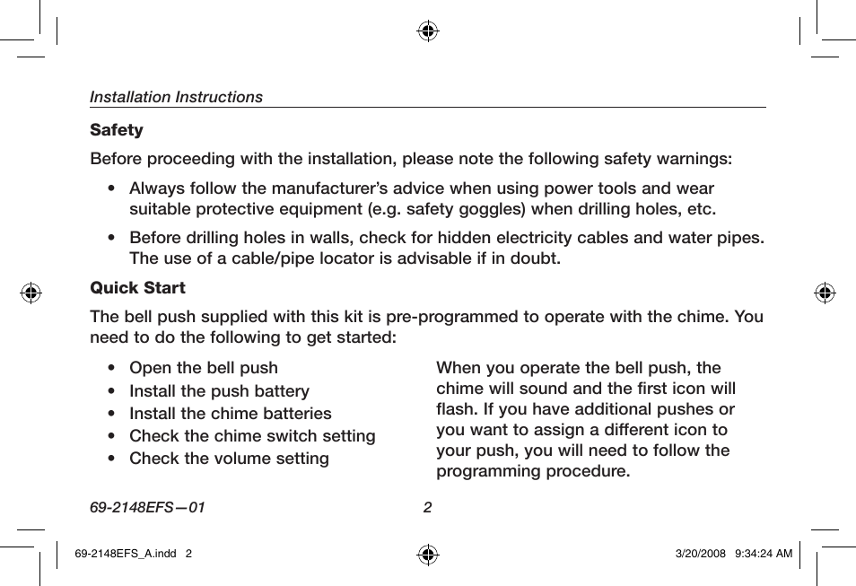 Honeywell RCWL330A User Manual | Page 4 / 60