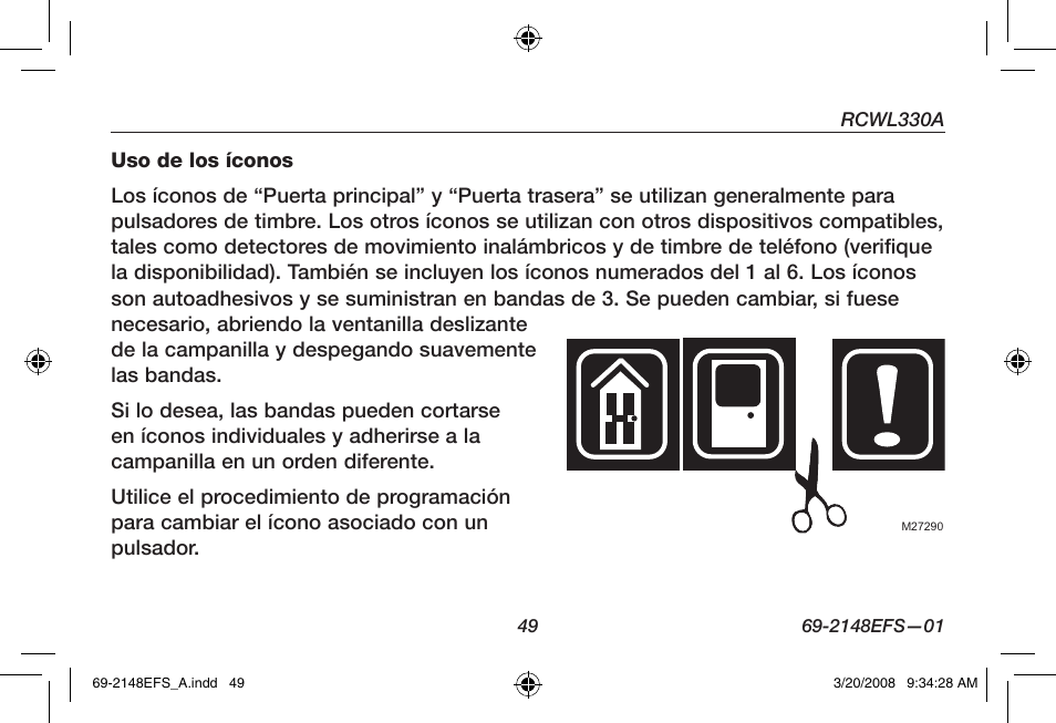 Honeywell RCWL330A User Manual | Page 51 / 60
