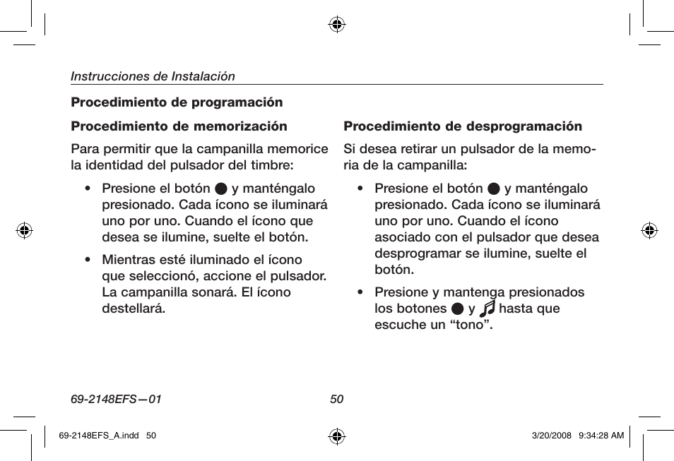 Honeywell RCWL330A User Manual | Page 52 / 60