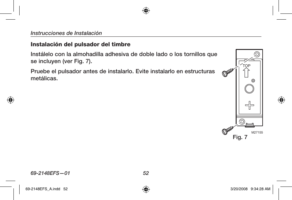 Honeywell RCWL330A User Manual | Page 54 / 60