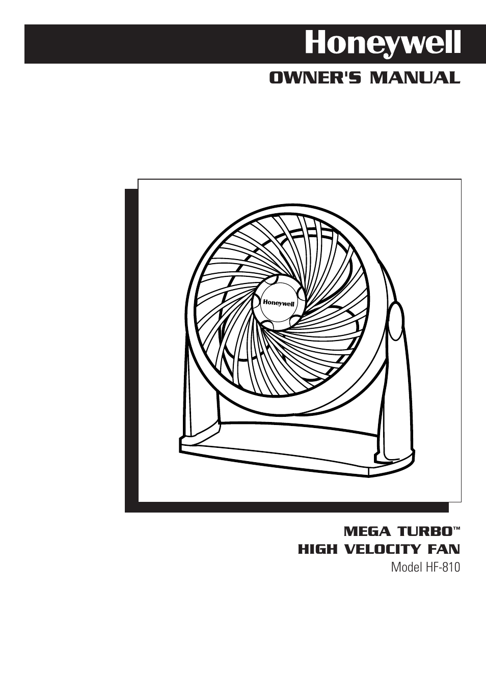 Honeywell HF-810 User Manual | 6 pages