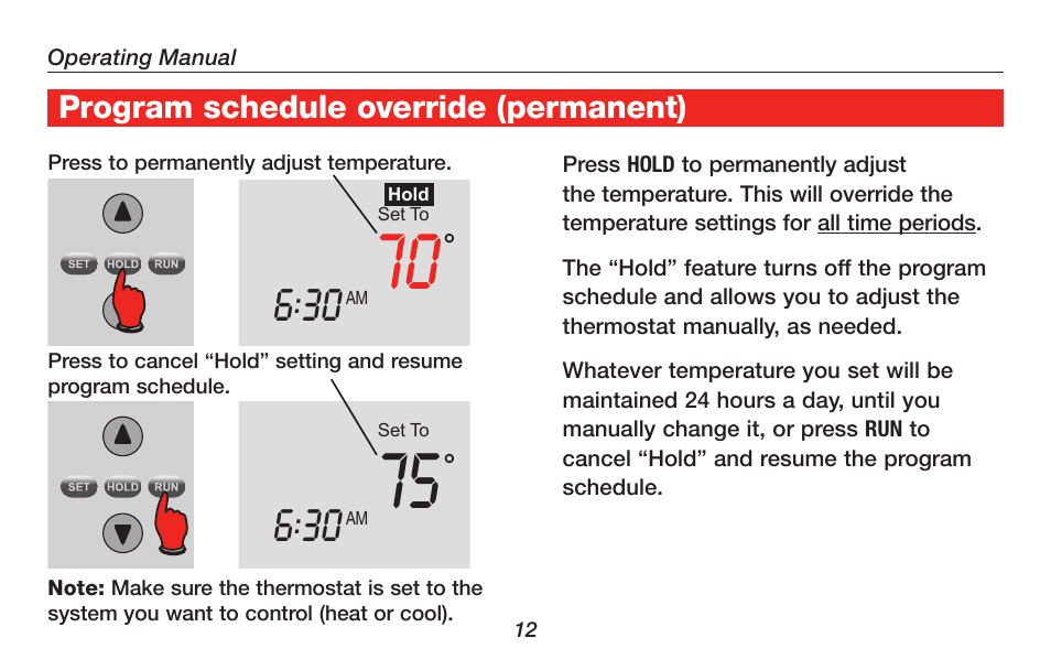 Honeywell RTH4300B User Manual | Page 14 / 64