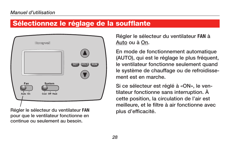 Honeywell RTH4300B User Manual | Page 30 / 64