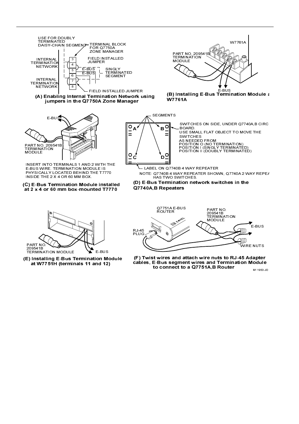 Honeywell W7761A User Manual | Page 32 / 80